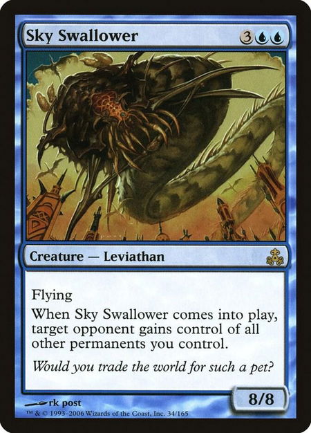 Sky Swallower - Guildpact Magic: The Gathering trading card