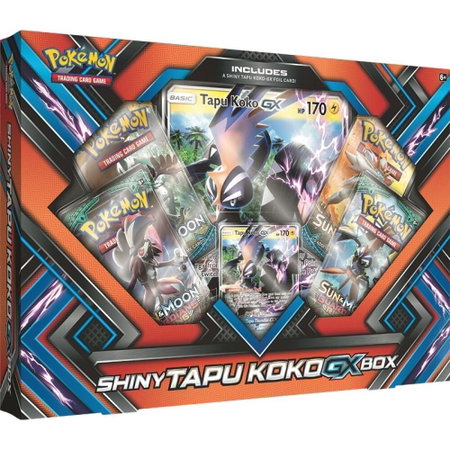 Shiny Tapu Koko GX Box trading card from SM - Guardians Rising Shiny Tapu Koko GX Box - SM - Guardians Rising Pokémon trading card