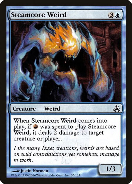 Steamcore Weird - Guildpact Magic: The Gathering trading card