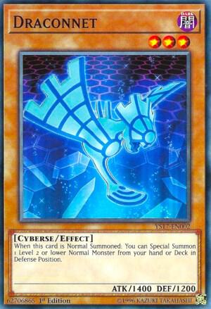 Draconnet trading card from Starter Deck: Link Strike Draconnet - Starter Deck: Link Strike YuGiOh trading card