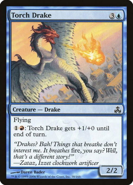 Torch Drake - Guildpact Magic: The Gathering trading card