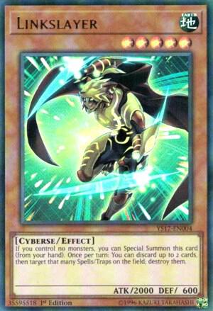 Linkslayer trading card from Starter Deck: Link Strike Linkslayer - Starter Deck: Link Strike YuGiOh trading card