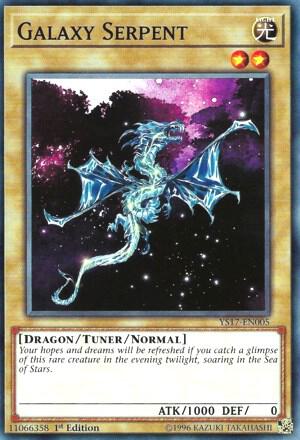 Galaxy Serpent trading card from Starter Deck: Link Strike Galaxy Serpent - Starter Deck: Link Strike YuGiOh trading card