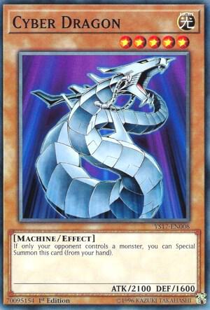 Cyber Dragon trading card from Starter Deck: Link Strike Cyber Dragon - Starter Deck: Link Strike YuGiOh trading card