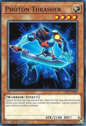 Photon Thrasher trading card from Starter Deck: Link Strike Photon Thrasher - Starter Deck: Link Strike YuGiOh trading card