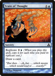 Train of Thought - Guildpact (GPT) #39 - Common Magic: The Gathering Trading Card