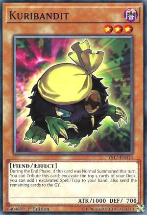 Kuribandit trading card from Starter Deck: Link Strike Kuribandit - Starter Deck: Link Strike YuGiOh trading card