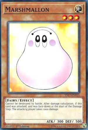Marshmallon trading card from Starter Deck: Link Strike Marshmallon - Starter Deck: Link Strike YuGiOh trading card
