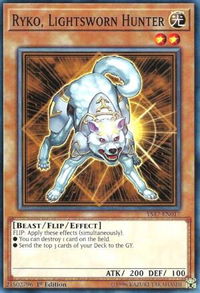 Ryko, Lightsworn Hunter - Starter Deck: Link Strike (YS17) #YS17-EN017 - Common / Short Print YuGiOh Trading Card