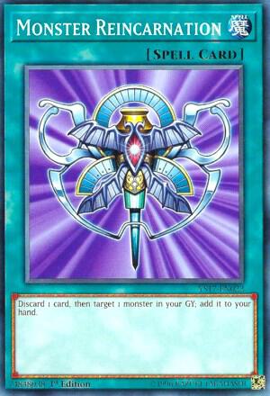 Monster Reincarnation - Starter Deck: Link Strike YuGiOh trading card