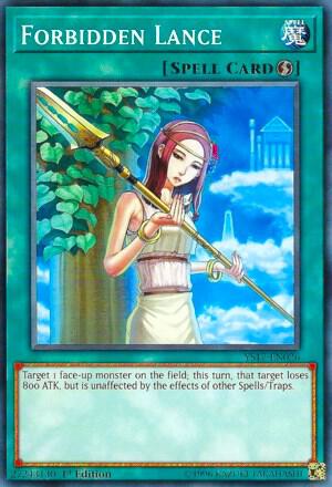 Forbidden Lance trading card from Starter Deck: Link Strike Forbidden Lance - Starter Deck: Link Strike YuGiOh trading card