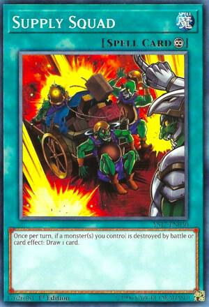 Supply Squad trading card from Starter Deck: Link Strike Supply Squad - Starter Deck: Link Strike YuGiOh trading card