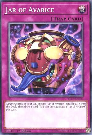 Jar of Avarice trading card from Starter Deck: Link Strike Jar of Avarice - Starter Deck: Link Strike YuGiOh trading card