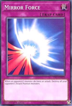 Mirror Force trading card from Starter Deck: Link Strike Mirror Force - Starter Deck: Link Strike YuGiOh trading card