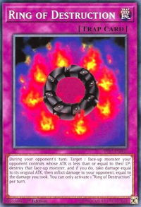 Ring of Destruction - Starter Deck: Link Strike (YS17) #YS17-EN036 - Common / Short Print YuGiOh Trading Card
