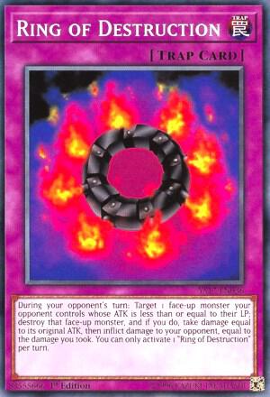 Ring of Destruction trading card from Starter Deck: Link Strike Ring of Destruction - Starter Deck: Link Strike YuGiOh trading card