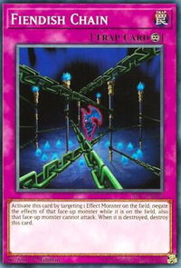 Fiendish Chain - Starter Deck: Link Strike (YS17) #YS17-EN039 - Common / Short Print YuGiOh Trading Card