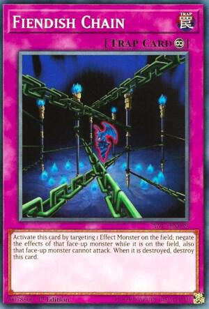 Fiendish Chain - Starter Deck: Link Strike YuGiOh trading card