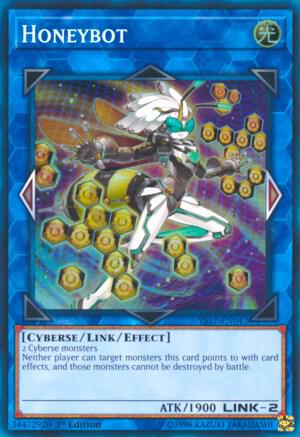 Honeybot trading card from Starter Deck: Link Strike Honeybot - Starter Deck: Link Strike YuGiOh trading card