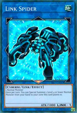 Link Spider trading card from Starter Deck: Link Strike Link Spider - Starter Deck: Link Strike YuGiOh trading card