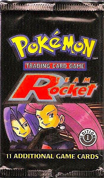Team Rocket Booster Pack [1st Edition] - Team Rocket Pokémon trading card