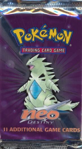 Neo Destiny Booster Pack [Unlimited Edition] - Neo Destiny Pokémon trading card