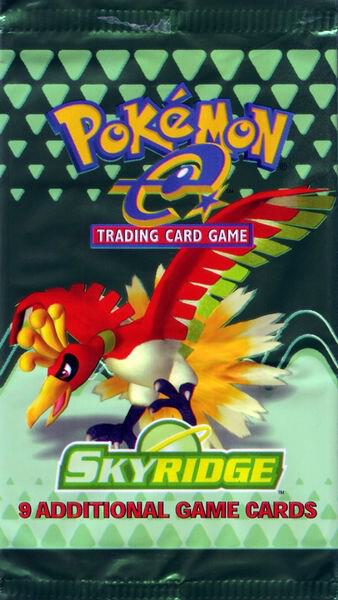 Skyridge Booster Pack - Skyridge Pokémon trading card