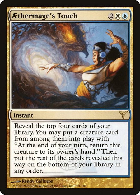 Aethermage's Touch - Dissension Magic: The Gathering trading card