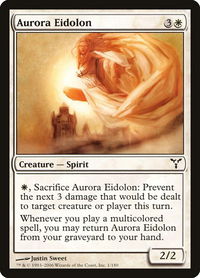 Aurora Eidolon - Dissension (DIS) #1 - Common Magic: The Gathering Trading Card