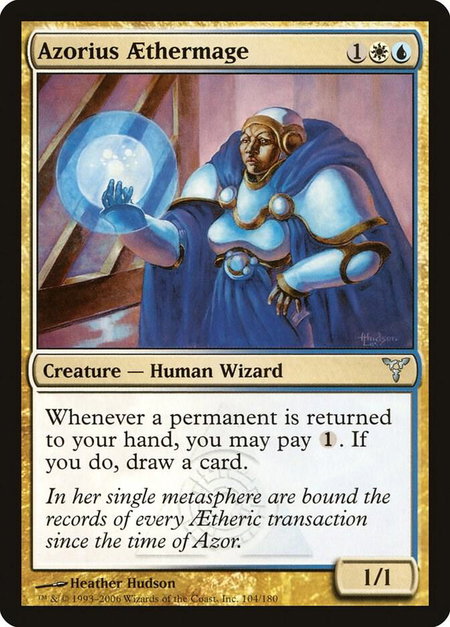 Azorius Aethermage - Dissension Magic: The Gathering trading card