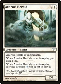 Azorius Herald - Dissension (DIS) #2 - Uncommon Magic: The Gathering Trading Card
