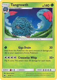 Tangrowth - SM - Burning Shadows (SM03) #8/147 - Rare Pokémon Trading Card