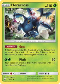 Heracross - SM - Burning Shadows (SM03) #11/147 - Rare Pokémon Trading Card
