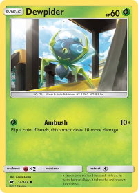 Dewpider - SM - Burning Shadows (SM03) #14/147 - Common Pokémon Trading Card