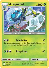 Araquanid - SM - Burning Shadows (SM03) #15/147 - Rare Pokémon Trading Card
