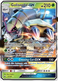 Golisopod GX - SM - Burning Shadows (SM03) #17/147 - Ultra Rare Pokémon Trading Card