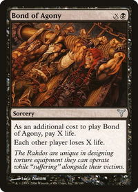 Bond of Agony - Dissension (DIS) #38 - Uncommon Magic: The Gathering Trading Card