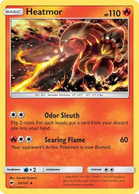 Heatmor - SM - Burning Shadows (SM03) #24/147 - Uncommon Pokémon Trading Card