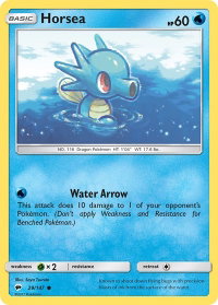 Horsea - SM - Burning Shadows (SM03) #29/147 - Common Pokémon Trading Card