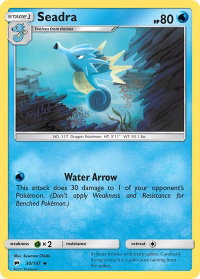 Seadra - SM - Burning Shadows (SM03) #30/147 - Uncommon Pokémon Trading Card