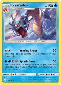 Gyarados - SM - Burning Shadows (SM03) #33/147 - Holo Rare Pokémon Trading Card