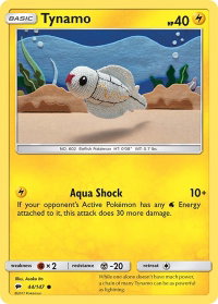 Tynamo - SM - Burning Shadows (SM03) #44/147 - Common Pokémon Trading Card