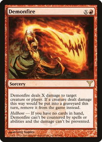 Demonfire - Dissension (DIS) #60 - Rare Magic: The Gathering Trading Card