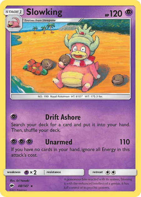 Slowking - SM - Burning Shadows Pokémon trading card