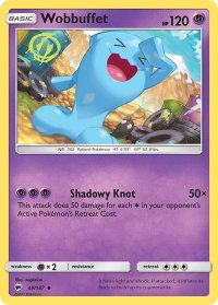 Wobbuffet - SM - Burning Shadows (SM03) #49/147 - Uncommon Pokémon Trading Card