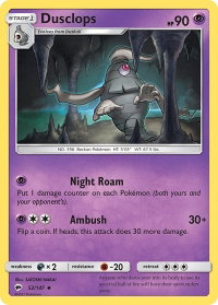 Dusclops - SM - Burning Shadows (SM03) #52/147 - Uncommon Pokémon Trading Card