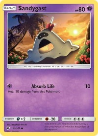 Sandygast - SM - Burning Shadows (SM03) #61/147 - Common Pokémon Trading Card