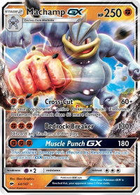 Machamp GX - SM - Burning Shadows (SM03) #64/147 - Ultra Rare Pokémon Trading Card