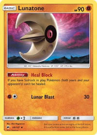 Lunatone - SM - Burning Shadows (SM03) #68/147 - Uncommon Pokémon Trading Card