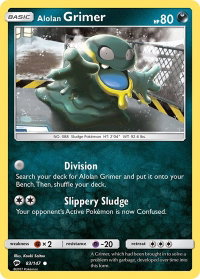 Alolan Grimer - SM - Burning Shadows (SM03) #83/147 - Common Pokémon Trading Card